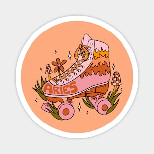 Aries Roller Skate Magnet